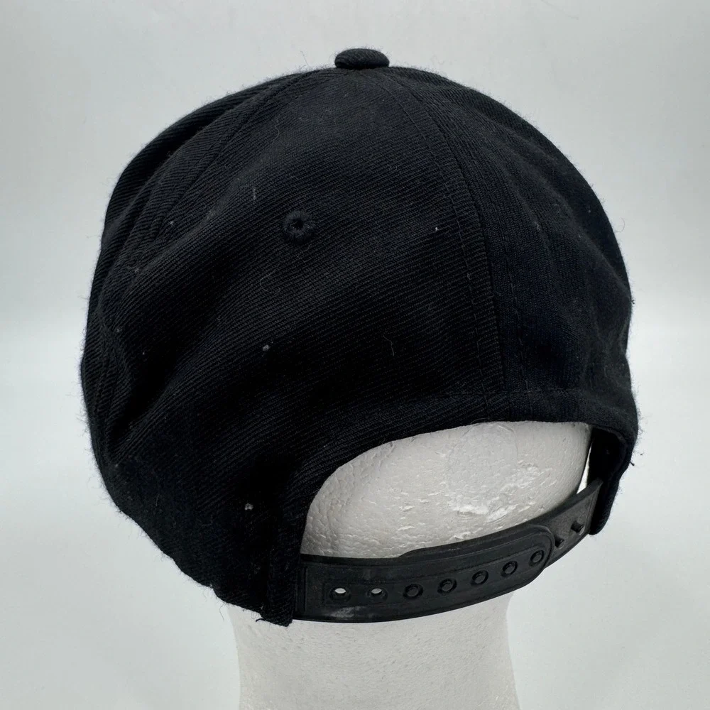 Swimbait Underground Yupoong Snapback Hat‎ Black Embroidered SU Logo Wool Blend